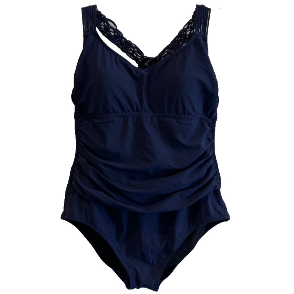 Profile By Gottex Java Tummy-Control Macram One-P… - image 2